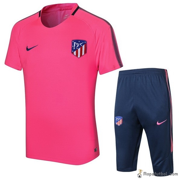 Camiseta Entrenamiento Atlético de Madrid Conjunto Completo 2017/18 Rosa